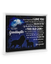 I Hope You Believe In Yourself - Lovely Gift For Granddaughter Floating Framed Canvas Prints White tile