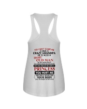 He Has Anger Issues - Lovely Gift For Granddaughter Ladies Flowy Tank tile