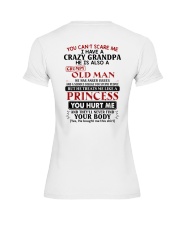 He Has Anger Issues - Lovely Gift For Granddaughter Premium Fit Ladies Tee tile