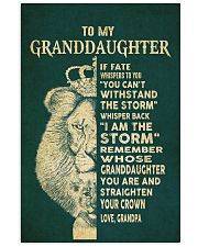 I Am The Storm - Lovely Gift For Granddaughter Vertical Poster tile