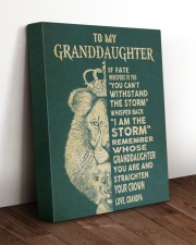I Am The Storm - Lovely Gift For Granddaughter 11x14 Gallery Wrapped Canvas Prints aos-canvas-pgw-11x14-lifestyle-front-17