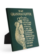 I Am The Storm - Lovely Gift For Granddaughter Easel-Back Gallery Wrapped Canvas tile