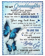 My Baby Girl - Best Gift For Granddaughter Small Fleece Blanket - 30" x 40" front