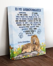 Love You With All My Heart - Best Gift For Granddaughter 11x14 Gallery Wrapped Canvas Prints aos-canvas-pgw-11x14-lifestyle-front-17