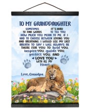 Love You With All My Heart - Best Gift For Granddaughter Hanging Canvas tile