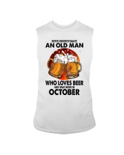 Never Underestimate An Old Man Who Loves Beer Sleeveless Tee tile