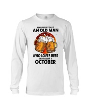 Never Underestimate An Old Man Who Loves Beer Long Sleeve Tee tile