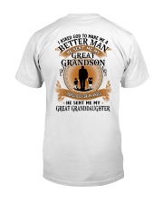 I Asked God To Make Me A Better Man - Best Gift For Grandpa Premium Fit Mens Tee tile