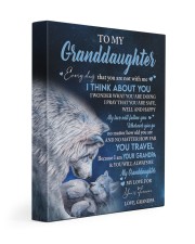 I Think About You - Best Gift For Granddaughter 11x14 Gallery Wrapped Canvas Prints front