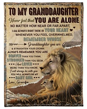 Loved More Than You Know - Best Gift For Granddaughter Small Fleece Blanket - 30" x 40" front