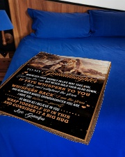 I Hope You Believe In Yourself - Best Gift For Granddaughter Small Fleece Blanket - 30" x 40" aos-coral-fleece-blanket-30x40-lifestyle-front-02