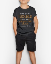 If We Get In Trouble - Best Gift For Grandchild Youth T-Shirt lifestyle-youth-tshirt-front-1