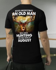 Never Underestimate An Old Man Who Loves Hunting - Perfect Gift For Grandpa Classic T-Shirt apparel-classic-tshirt-lifestyle-back-104