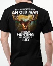 Never Underestimate An Old Man Who Loves Hunting - Perfect Gift For Grandpa Classic T-Shirt apparel-classic-tshirt-lifestyle-back-63