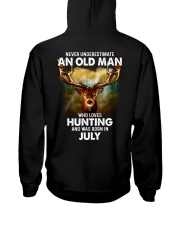 Never Underestimate An Old Man Who Loves Hunting - Perfect Gift For Grandpa Hooded Sweatshirt tile