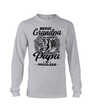 Being A Grandpa Is An Honor Being Papa Is Priceless Long Sleeve Tee tile