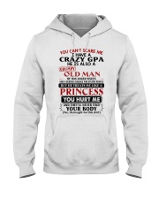 He Has Anger Issues - Lovely Gift For Granddaughter Hooded Sweatshirt tile