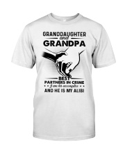Granddaugther And Grandpa Best Partners In Crime Classic T-Shirt tile