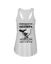 Granddaugther And Grandpa Best Partners In Crime Ladies Flowy Tank tile