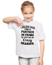 Partner In Crime - Best Gift For Grandchild Youth T-Shirt lifestyle-youth-tshirt-front-2