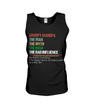 Grumpy Grandpa - Perfect Gift For Grandpa Unisex Tank tile