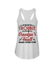 IT'S MY GRANDPA'S FAULT - AMAZING GIFT FOR GRANDCHILD Ladies Flowy Tank tile