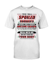 Yes I'm A Spoiled Granddaughter - Best Gift For Granddaughter Premium Fit Mens Tee tile