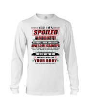 Yes I'm A Spoiled Granddaughter - Best Gift For Granddaughter Long Sleeve Tee tile