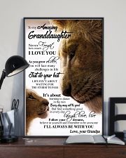 I Love You - Best Gift For Granddaughter 11x17 Poster lifestyle-poster-2