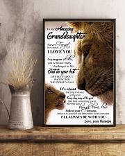 I Love You - Best Gift For Granddaughter 11x17 Poster lifestyle-poster-3