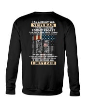 I Am A Grumpy Old Veteran - Perfect Gift For Grandpa Crewneck Sweatshirt tile