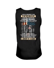 I Am A Grumpy Old Veteran - Perfect Gift For Grandpa Unisex Tank tile
