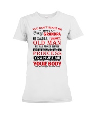 YOU CAN'T SCARE ME - BEST GIFT FOR GRANDDAUGHTER Premium Fit Ladies Tee tile