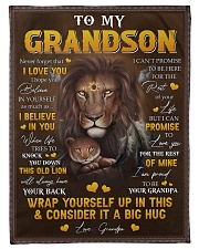Consider It A Big Hug - Lovely Gift For Grandson Small Fleece Blanket - 30" x 40" front