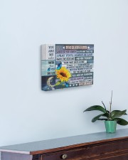 YOU ARE MY SUNSHINE - AMAZING GIFT FOR GRANDDAUGHTER 14x11 Gallery Wrapped Canvas Prints aos-canvas-pgw-14x11-lifestyle-front-01