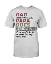 Papa Does Everything Better - Perfect Gift For Grandpa Premium Fit Mens Tee tile