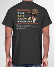 He Knows Everything - Perfect Gift For Grandpa Classic T-Shirt garment-tshirt-unisex-back-04