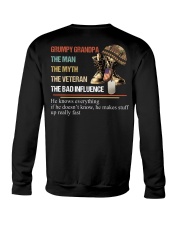 He Knows Everything - Perfect Gift For Grandpa Crewneck Sweatshirt tile
