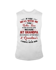 Mess With Me - Best Gift For Grandkids Sleeveless Tee tile