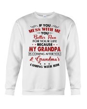 Mess With Me - Best Gift For Grandkids Crewneck Sweatshirt tile