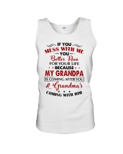 Mess With Me - Best Gift For Grandkids Unisex Tank tile