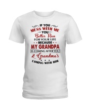 Mess With Me - Best Gift For Grandkids Ladies T-Shirt tile