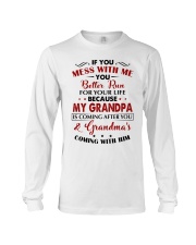 Mess With Me - Best Gift For Grandkids Long Sleeve Tee tile