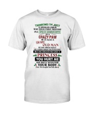 I'm A Spoiled Granddaughter Of A Crazy Paw Premium Fit Mens Tee tile