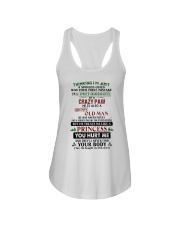 I'm A Spoiled Granddaughter Of A Crazy Paw Ladies Flowy Tank tile
