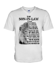 YOU'RE THE LOVE - GREAT GIFT FOR SON-IN-LAW V-Neck T-Shirt tile