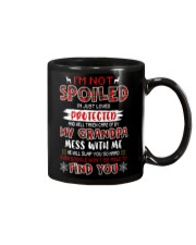 HE WILL SLAP YOU SO HARD -BEST GIFT FOR GRANDCHILD Mug tile