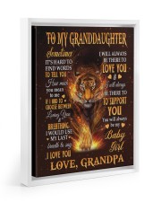 I Would Use My Last Breath To Say I Love You - Lovely Gift For Granddaughter Floating Framed Canvas Prints White tile