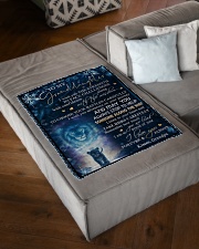 Take Risks Carefully - Lovely Gift For Granddaughter Small Fleece Blanket - 30" x 40" aos-coral-fleece-blanket-30x40-lifestyle-front-03