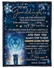 Take Risks Carefully - Lovely Gift For Granddaughter Small Fleece Blanket - 30" x 40" front